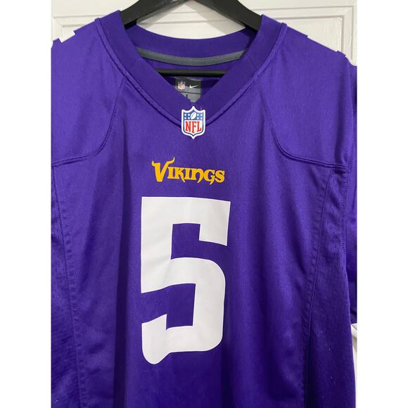 Teddy Bridgewater Minnesota Vikings Nike Football Jersey Size L - Picture 3 of 6